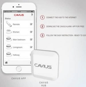 cavius app voor koppeling met cavius hub