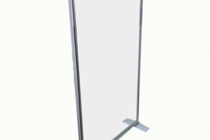 scherm-vrijstaand-transparant-120×200 vrijstaand corona scherm 120cm x 200cm